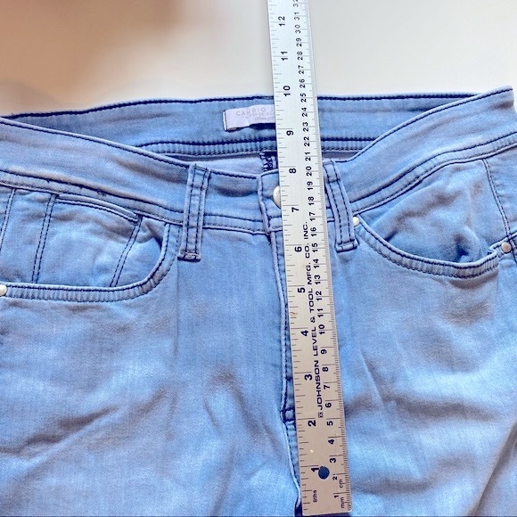 Cambio Parla Faded Blue Jeans Skinny Stretch  Size 4 - Picture 7 of 10